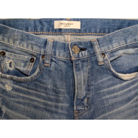 Moussy Lenwood Skinny in Light Blue Size 26 - Picture 3 of 8